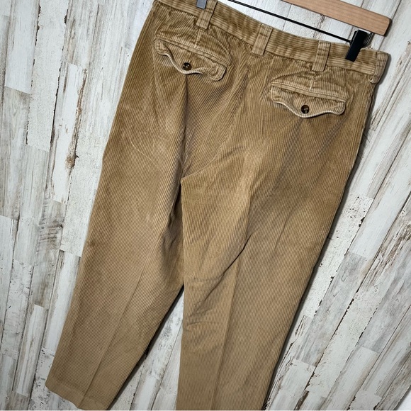 L.L. Bean Other - Vintage 80s L.L. Bean Men's Corduroy Pants Tan Faded Mens Size 33 x 31